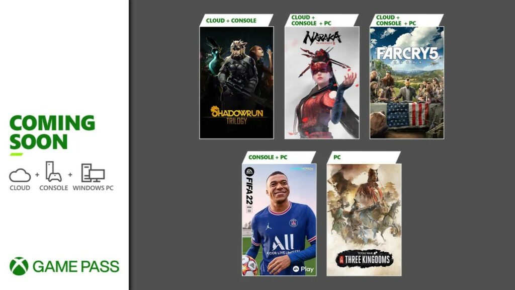 Xbox Game Pass 2ª Metade Maio 2022