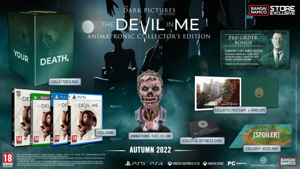 The Dark Pictures Anthology: The Devil in Me Collector's Edition