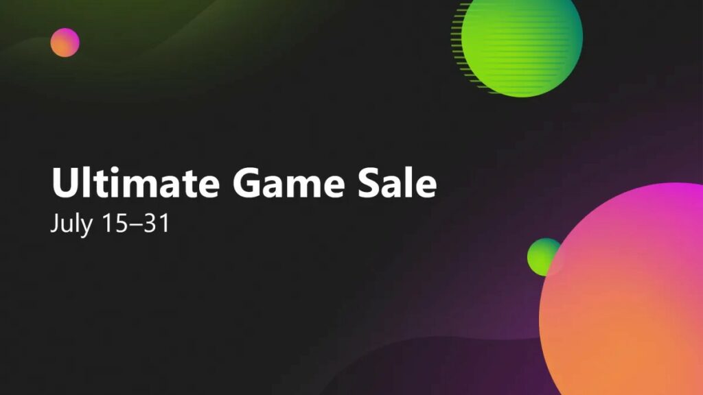 Ultimate Game Sale Xbox 2022