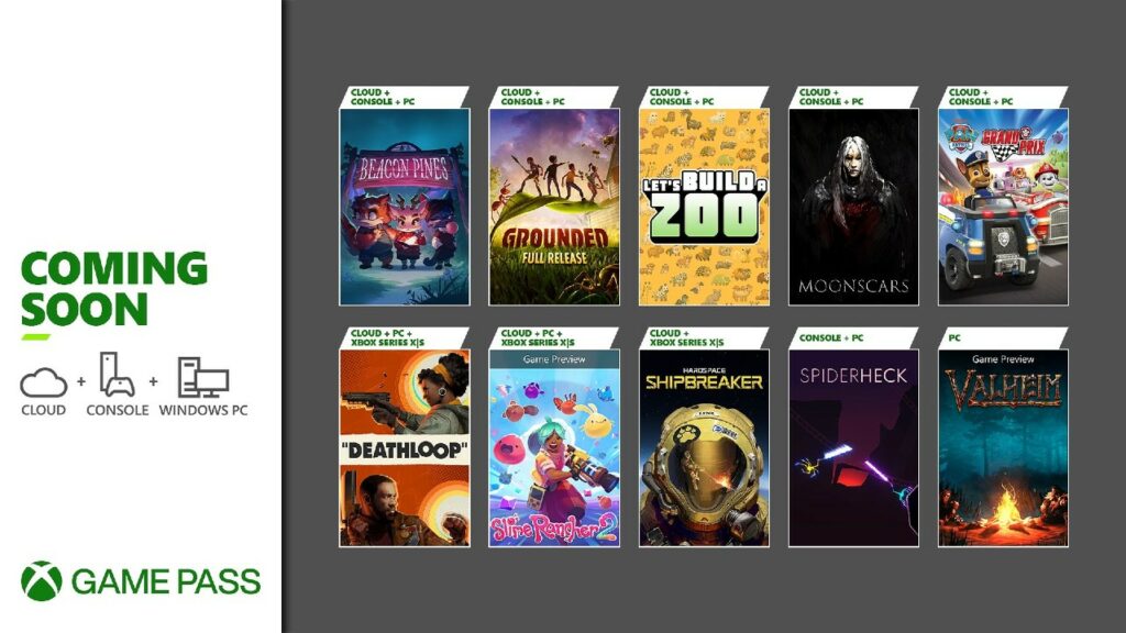 Xbox Game Pass 2ª Metade Setembro 2022 