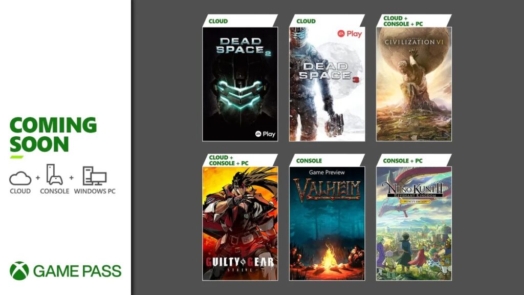 Xbox Game Pass 1ª Metade Março 2023